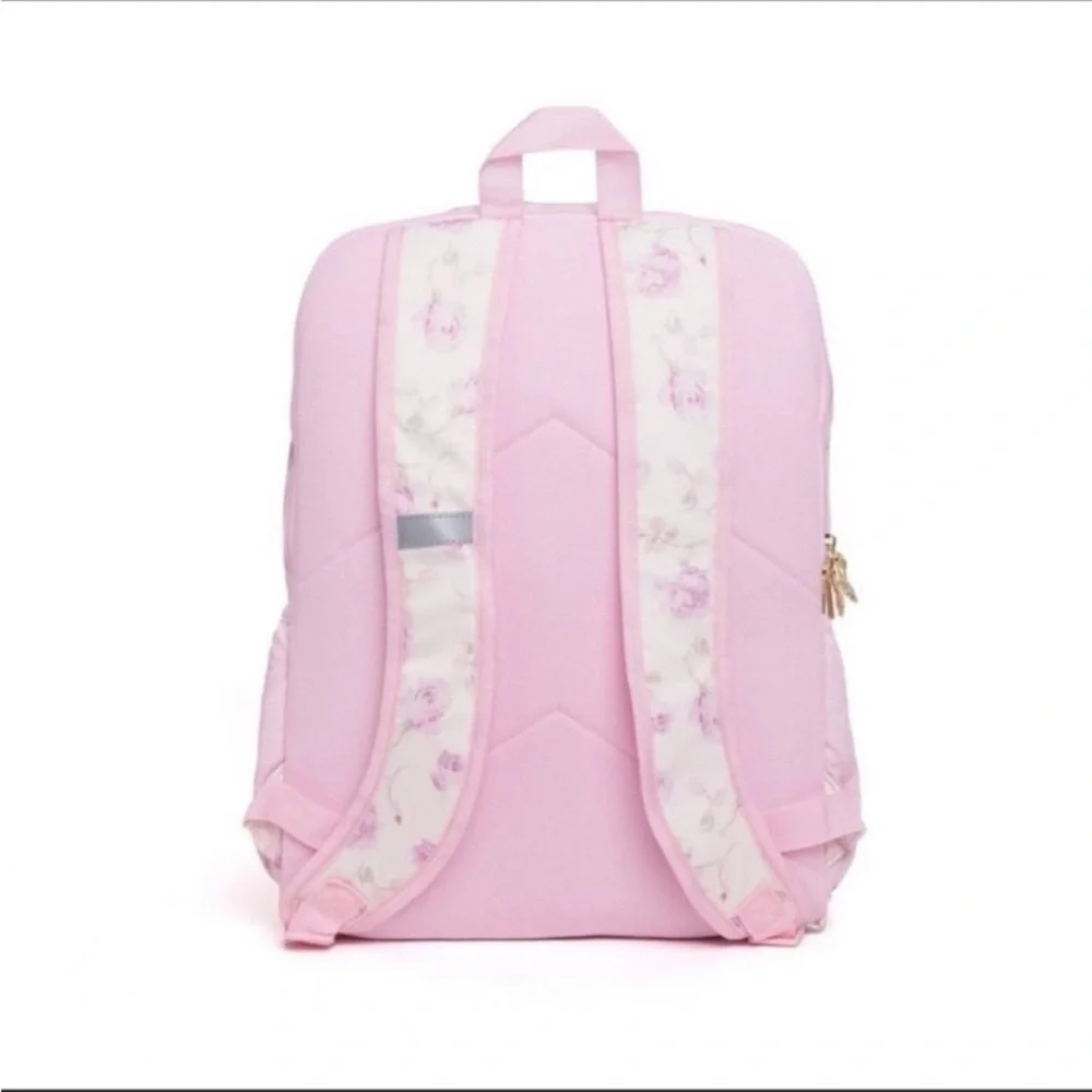 LoveShackFancy x Target - Yoobi Ribbon Rosa Backpack Sterling Dusk